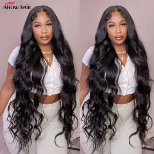 Ishow Human Hair Bundles Brazilian Body Wave Human Hair Weave Bundles 28 30Inch 1/3/4 Bundles Remy Hair Body Wave Extensions