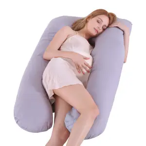 U-Shaped Pregnancy Pillow – Upgraded for Ultimate Comfort (130x70cm)
